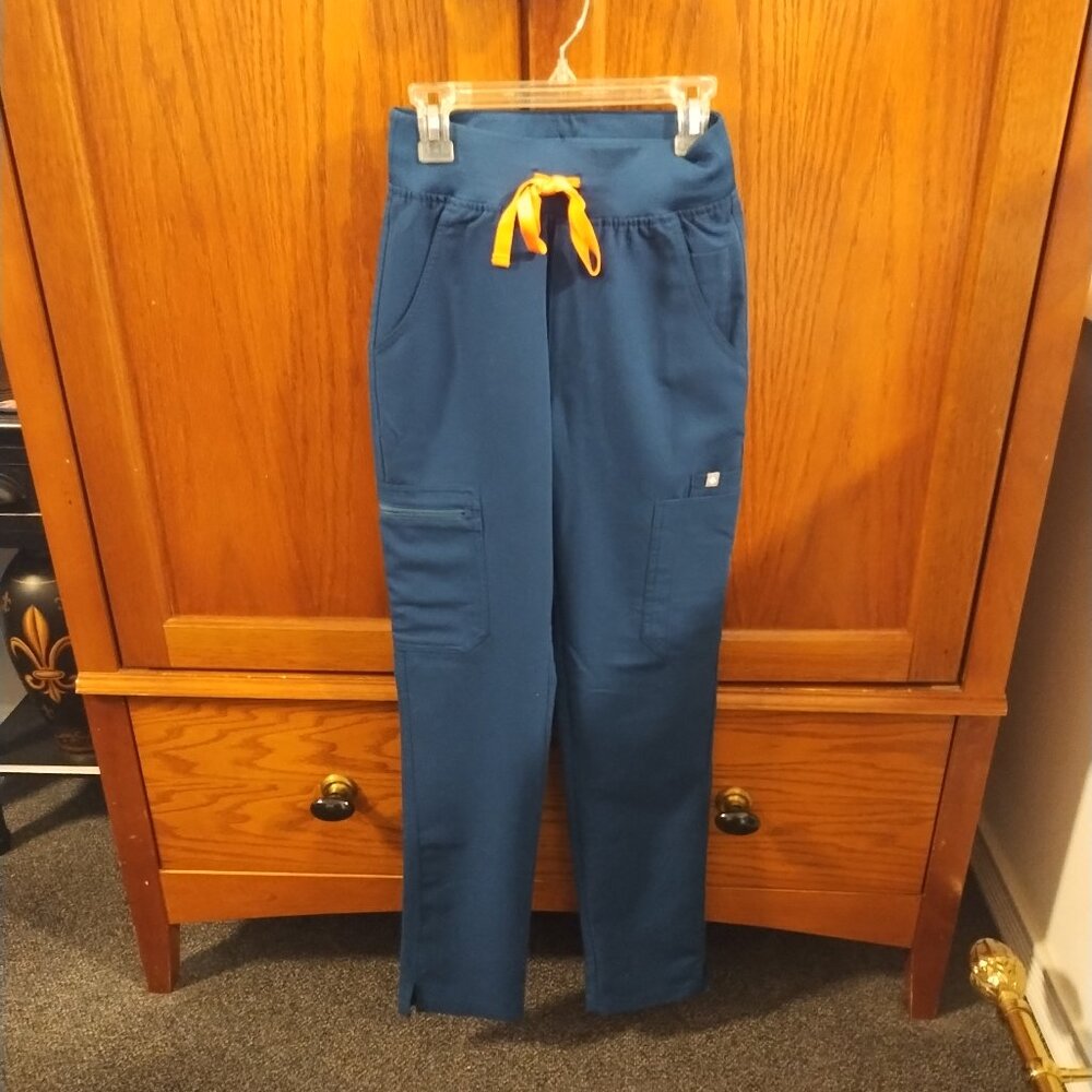 Figs XXS High Waisted YOLA Skinny Scrub Pants- Very Good Condition